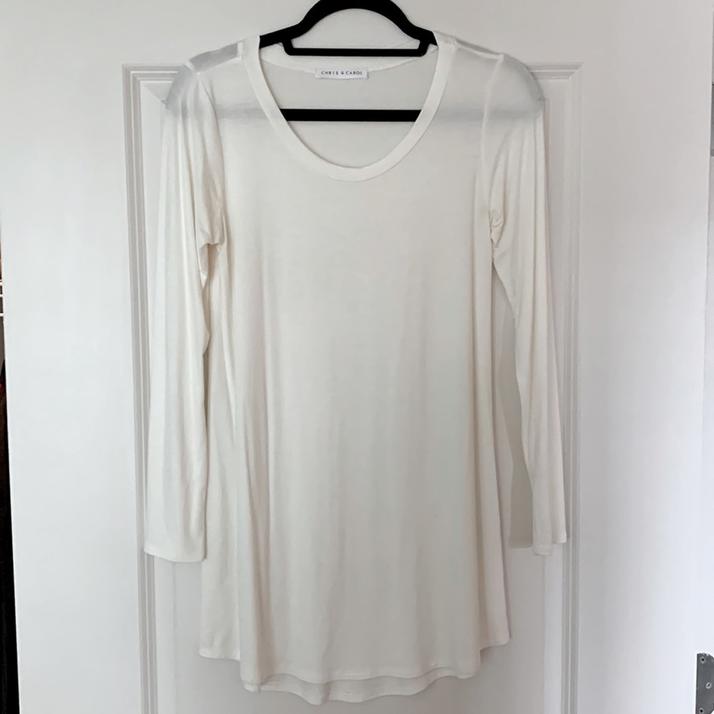 Long Sleeve White Top